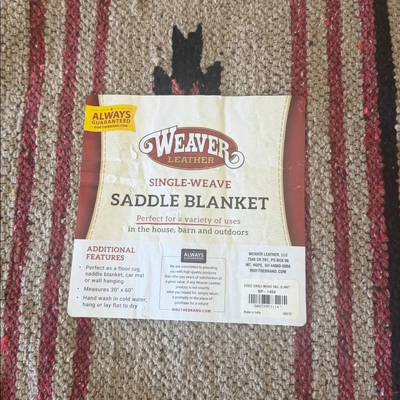 Weaver Saddle Blanket 🐴 - Picture 2 of 3